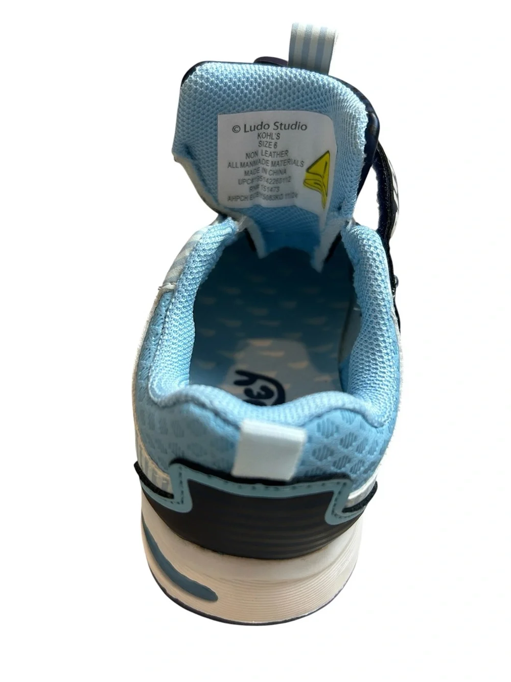 NEW Light Up Toddler Unisex Bluey Bingo Sneakers Sz 6T Ludo Studio Kohls